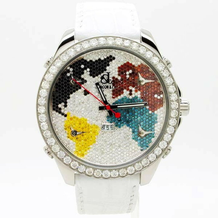 楽天市場】ジェイコブ（JACOB&CO.）ファイブタイムゾーン ワールドイズ  