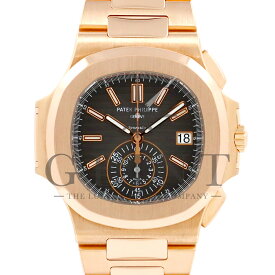 パテックフィリップ（PATEK PHILIPPE）ティファニーWネーム ノーチラス クロノグラフ ローズゴールド 5980/1R-001 Tiffany&Co. 〔メンズ〕〔腕時計〕【中古】