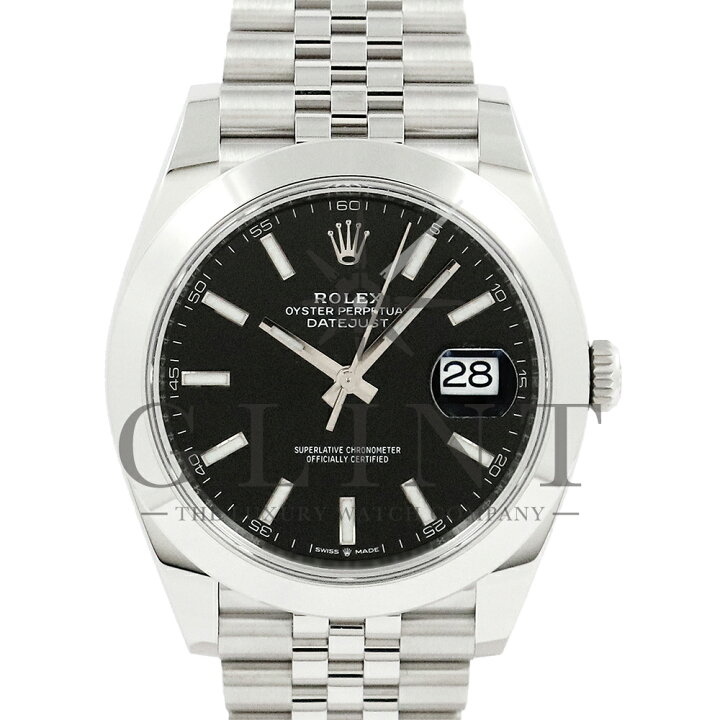 楽天市場】ロレックス（ROLEX）デイトジャスト41 126300 ブラック文字  