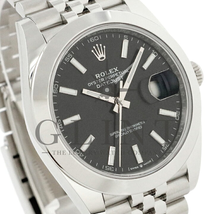 楽天市場】ロレックス（ROLEX）デイトジャスト41 126300 ブラック文字  