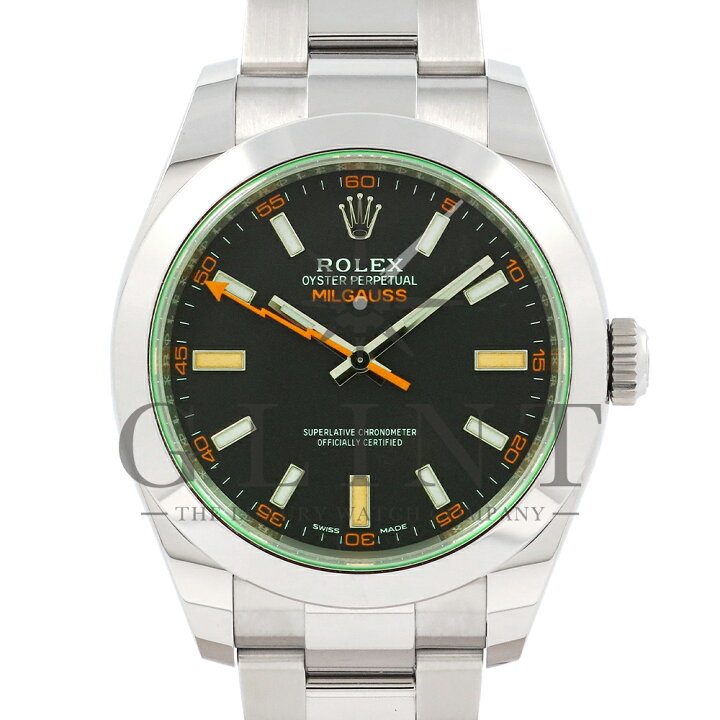 楽天市場】ロレックス（ROLEX）ミルガウス 116400GV ブラック文字盤 