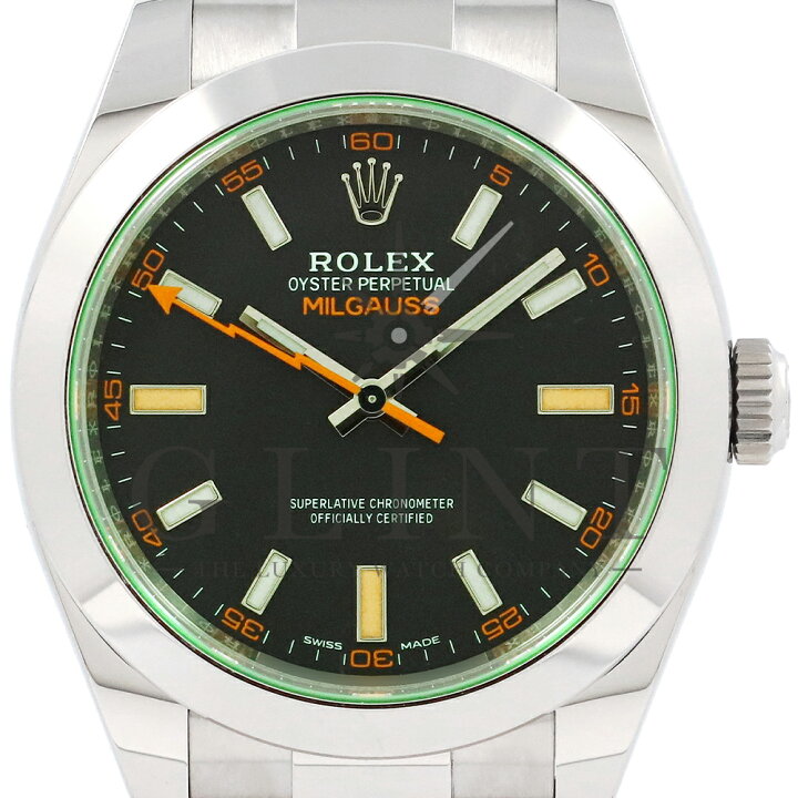 楽天市場】ロレックス（ROLEX）ミルガウス 116400GV ブラック文字盤 