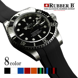 ラバーB（RUBBERB）ロレックス サブマリーナーセラミック（2010年～2020年8月までの製造）専用ラバーベルト【尾錠付き】※時計は付属しません