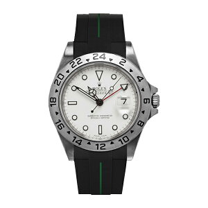 ラバーB(RUBBERB)ロレックス エクスプローラーII(16570)専用ラバーベルト【純正バックル使用】※時計、バックルは付属しません