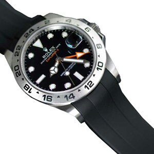 ラバーB(RUBBERB)ロレックス エクスプローラーII(226570)専用ラバーベルト【尾錠付き】※時計は付属しません