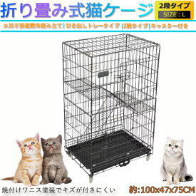 楽天市場 猫 ケージ 2段の通販