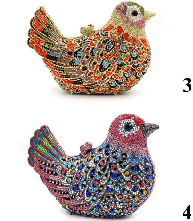 楽天市場】パーティーバッグ キラキラ バード 鳥 3D 全面 ライン 