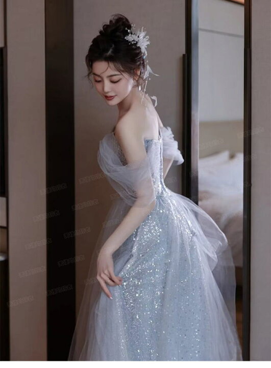 楽天市場】ANGEL 新作 オフショルダー ラメ ビジュー チュール 半袖  