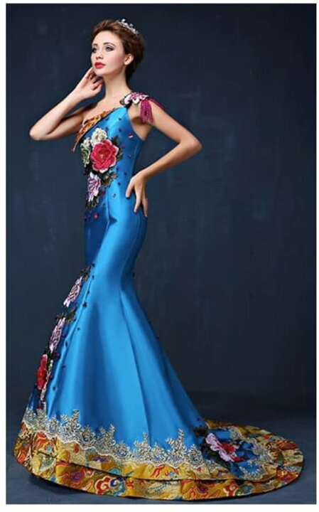 楽天市場】ALICE ワンショルダー 花 刺繍 スパンコール ビーズ  