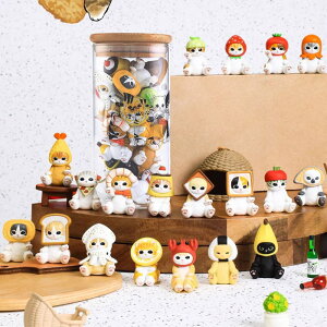 【LINEお友達登録で10%OFFクーポン】mofusand モフサンド UNIPOP 台湾 限定 フィギュア 置物 全19種 ガラス瓶 箱付き 猫 ネコ ねこ 猫雑貨 猫グッズ もふさんど コンプリート コンプ セット プレゼン