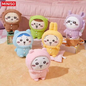 ちいかわ MINISO パジャマ ぬいぐるみ マスコット ハチワレ うさぎ モモンガ ラッコ くりまんじゅう キャラクター グッズ 全6種