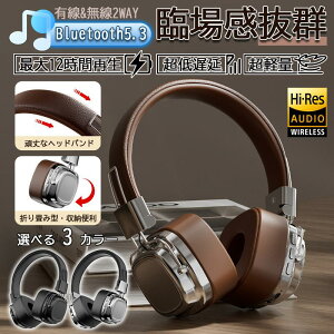 CXwbhz Cz Bluetooth5.3 wbhZbg HiFi lԍHw NAʘb }CN XeITEh Q[~OCz Type-C[d