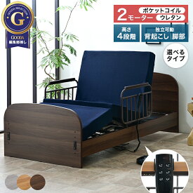介護ベッド 電動ベッド 介護用ベッド 介護用 電動 ベッド 介護ベット 電動ベット 介護用ベット ベット マットレス付 マット付 マットレス付き マット付き 2モーター 電動リクライニングベッド 電動リクライニング リクライニング シングル 【玄関渡し】