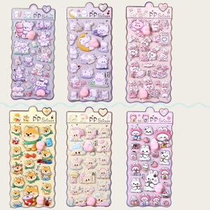 �y30��OFF�ESNS�ő�l�C&�V�����z3D���̃X�e�b�J�[ �����A�j�}���L�����N�^�[ �V�[���Z�b�g �����_���� �q�� ���J�� ���[�� �f�R���[�V���� �蒠 �f�R �V�[�� �؍��� ���n �O�b�Y �v���[��