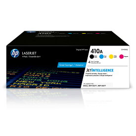 HP 410A | CF410A CF411A CF412A CF413A | トナーカートリッジ4個 | ブラック シアン マゼンタ イエロー | HP Color LaserJet Pro M452シリーズ M377dw MFP 477シリーズ