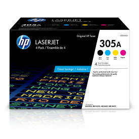 HP 305A | CE305AQ1 | 4 Toner Cartridges | Black Cyan Magenta Yellow