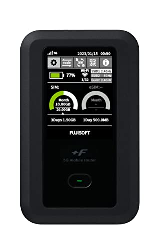 楽天市場】富士ソフト(Fujisoft) 5G対応Wi-Fiモバイルルーター +F 
