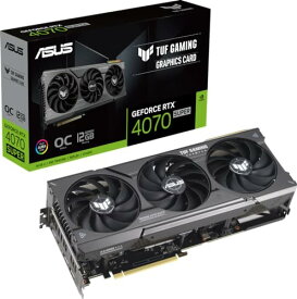 ASUS UF Gaming GeForce RTX 4070 SUPER 搭載 12GB GDDR6X OC Edition ビデオカード/TUF-RTX4070S-O12G-GAMING 国内正規流通品