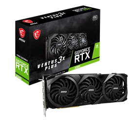 MSI RTX 3080 Ventus 3X Plus 10G OC LHR グラフィックカード ブラック