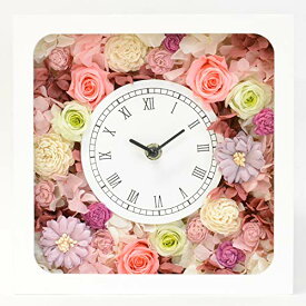 Lulu's ルルズ 花時計 ローズピンク プリザーブドフラワー サイズ:幅22cm長さ8cm高さ22cm ローズピンク Lulu's-1217