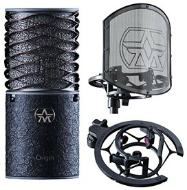 Aston Microphones/Aston Origin Black Bundle 限定モデル (AST-ORIGINBLKBUN) コンデンサーマイクショックマウントバンドルセット