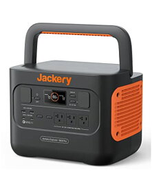 Jackery ポータブル電源 1000 Pro ポータブルバッテリー 1.8時間 フル充電 大容量 278400mAh/1002Wh 家庭用 アウトドア用 バックアップ電源 節電 停電対策 純正弦波 MPPT制御 AC (1000W 瞬間最大2000W)/DC/USB出力 車中泊 キャンプ 防災 非常用電源 ジャクリ 1000 プロ