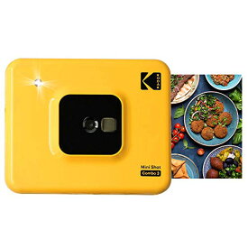 KODAK インスタントカメラプリンター C300 イエロー スクエアフォーマット 1000万画素 Bluetooth接続 C300YE 【国内正規品】