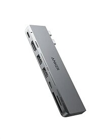 Anker (アンカー) USB Cハブ MacBook用 Anker 547 USB-Cハブ (7-in-2) Thunderbolt 4 USB Cポート 4K HDMI USB C 2つのUSB Aデータポート MacBook Pro 13インチ MacBook Air M1 / M2などに対応 グレー