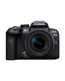 Canon キヤノン ミラーレス一眼 ビデオログカメラ EOS R10 RF-S18-150mm F3.5-6.3 is STMレンズキット 24.2MP 4K動画 DIGIC X Image Processor搭載 高速撮影 被写体追跡 コンパクト ブラック