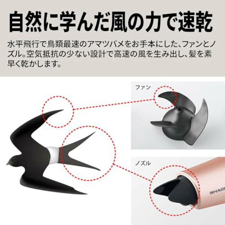 楽天市場】シャープ ドライヤー プラズマクラスター ビューティー IB  