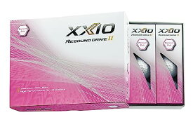 DUNLOP ダンロップゴルフボール XXIO REBOUND DRIVE2 2023年モデル 1ダース(12個入り) プレミアムピンク