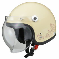 楽天市場】ジェットヘルメット アイボリー（バイク用品｜車用品 