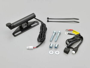 【DAYTONA(デイトナ)】 93381 マルチバーUSB電源5V2.1A ■ハンドルポストクランプタイプ (ショート)