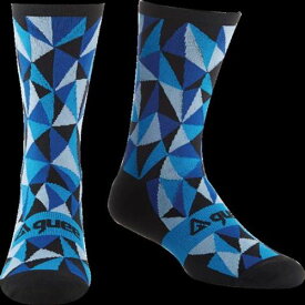 【GUEE(グイー)】 【4716112723398】 70770000 【ポスト投函便発送】GU Geo race fit socks 25.4-27.2cm　ブラック/ブルー