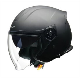 【LEAD(リード工業)】 【4952652151035】FLX ジェットヘルメット（インナーシールド付）M.BK L