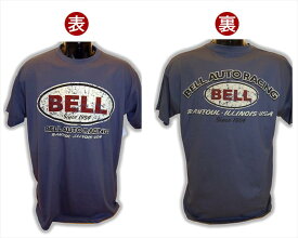 【モトグラフィックス】 【4580041200196】 MT-BELL-BLUE-S Tシャツ DENIM-BLU ＃S Bell Auto Racing