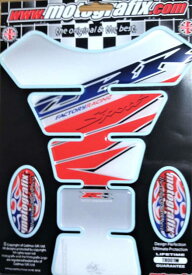 【定形外郵便】【モトグラフィックス】 【4580041227629】 MT-TH001WS1 タンクパッド WHT／BLU CBR RACING