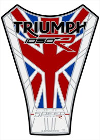 【定形外郵便】【モトグラフィックス】 【4580041228824】 MT-TT034UJW タンクパッド WHT／GRY TRIUMPH SPEED TRIPLE1050R