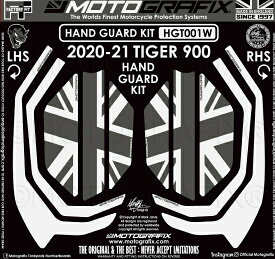 【モトグラフィックス】 【4580041244459】 MT-HGT001W Hand Guard Protector TRIUMPH Tiger900 GT Pro 20-