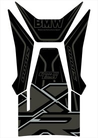 【定形外郵便】【モトグラフィックス】 【4580041246668】 MT-TB050TB タンクパッド BLK／GRY／SIL BMW S1000XR 21- Triple Black