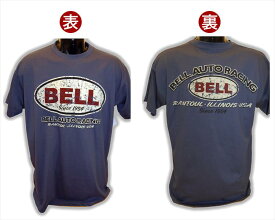 【モトグラフィックス】 【4580041200189】 MT-BELL-BLUE-M Tシャツ DENIM-BLU ＃M Bell Auto Racing
