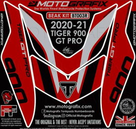 【モトグラフィックス】 【4580041244404】 MT-BT003R Beak Top Protection TRIUMPH Tiger900 GT Pro 20-