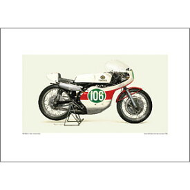 ヤマハ YAMAHA 1968 RD05A 250ccGPレーサー A2ポスター