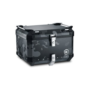COOCASE クーケース 【4570134350112】 CCX450CB Q1 アルミトップケース 45L カモBK トップボックス ベースプレート付 インナーライナー付  スーパーカブ ハンターカブ クロスカブ PCX ADV フォルツ