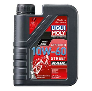 LIQUI MOLY�i���L�����j �y4100420208539�z 20853 Motorbike 4T Synth �V���Z 10W-60 Street Race 1L