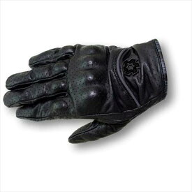 RIDEZ　ライズ 【4527625082007】 RIDEZ SCANDIC GLOVE BLACK M　バイク用パンチングレザーグローブ　ブラック　Mサイズ