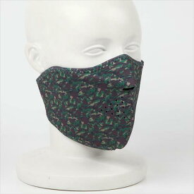 定形外 RIDEZ　ライズ 【4527625099487】 NEO FACEMASK RFM09 W/CAMO GR ハーフフェイスマスク カモ グリーン