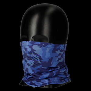 `O RIDEZ@CY y4527625109094z PIPES NECK WARMER BLUE CAMO PNW-10@lbNEH[}[@ubNJ