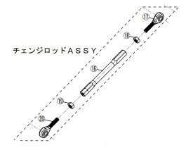 ACTIVE アクティブ 【4538792927596】 153ガレージ　リペア バックステップ チェンジロッド チェンジ側 ブラック GB350S 21-22　153GARAGE