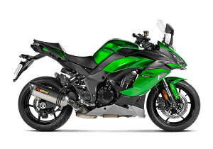 受注発注品 AKRAPOVIC 【4538792900537】 政府認証マフラー SLIP ON LINE チタン NINJA1000SX 20-23 (2BL-/8BL-ZXT02K/ZXT02KE)